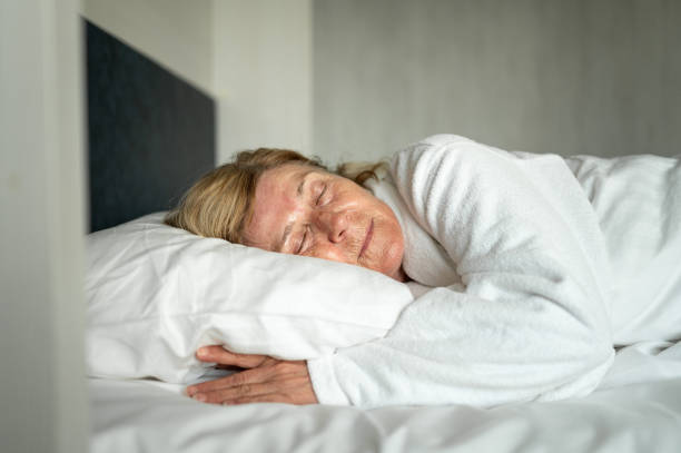 istock Woman in a bed 1381073647