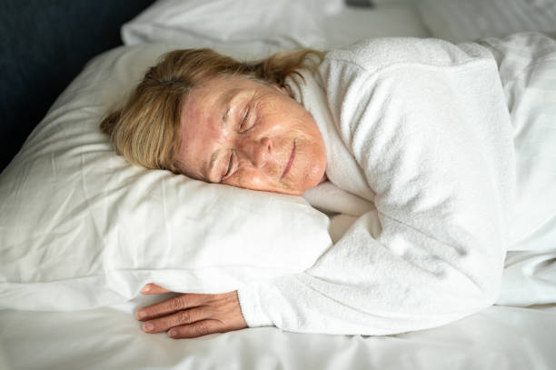 istock Woman in a bed 1381074162
