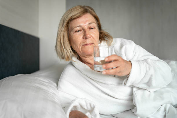 istock Woman in a bed 1381074188