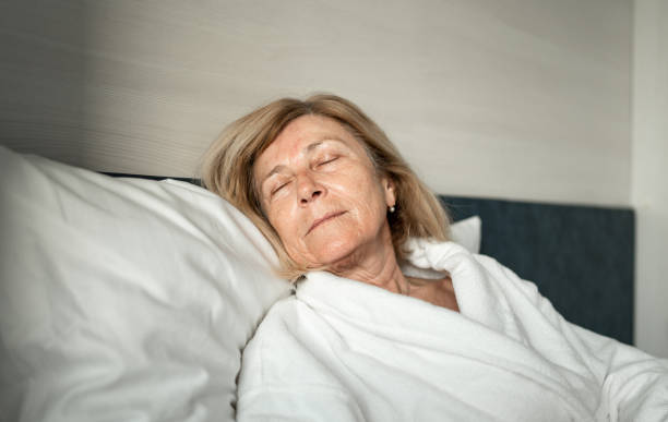 istock Woman in a bed 1381074705