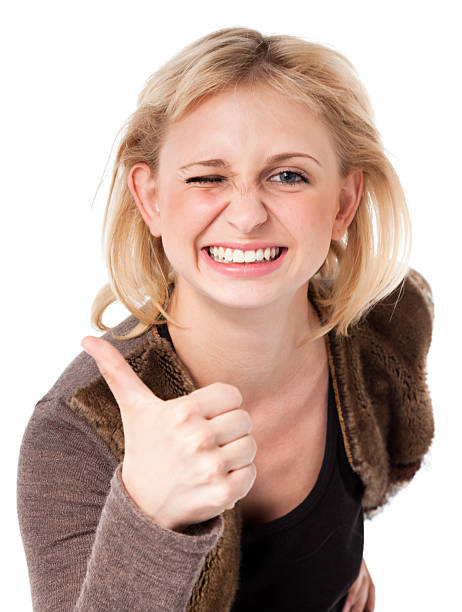 istock Success woman thumbs up 138108489