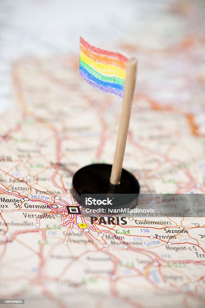 Pride Parade destination de Paris - Photo de Capitales internationales libre de droits