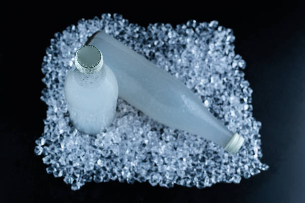 istock A white bottle with a soda drink on ice. 1381107742