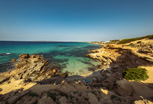 Playa de Es Caló d'es Mort. Formentera