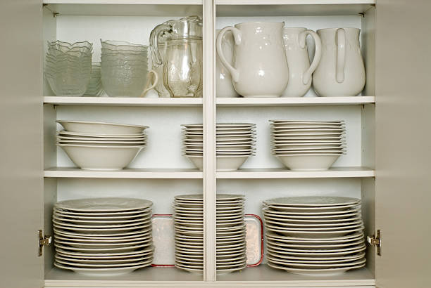 istock Lots of white dishes 138123964