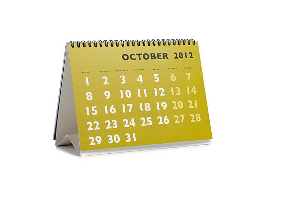 October 2012 stock photo