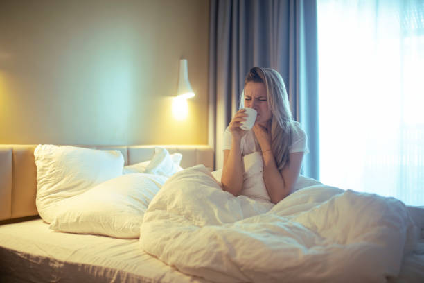 istock Nightime Sore Throat 1381271639