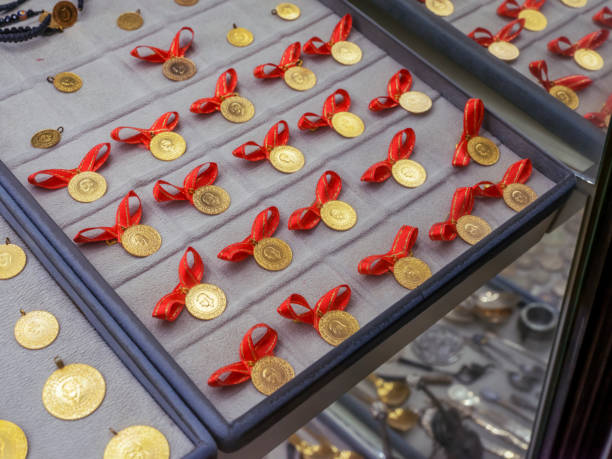 istock Turkish gold coin 1381279964