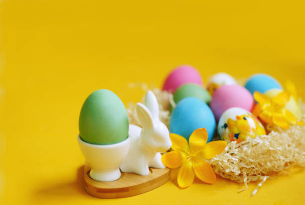 istock Easter. Colourful eggs. Celebrate holidays. Christianity 1381288402