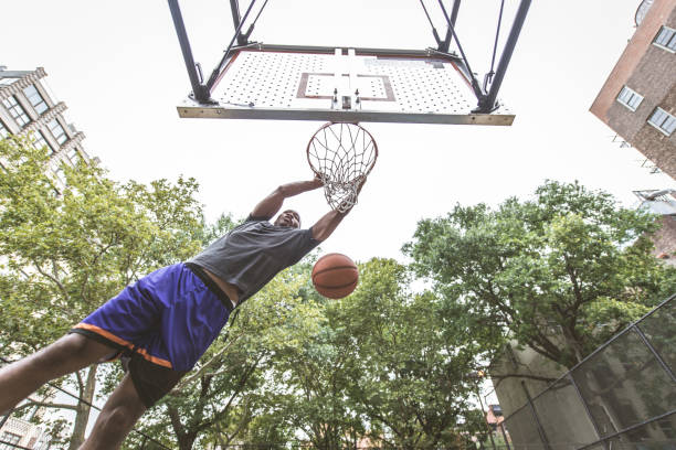 istock Basketball player training outdoors 1381292213