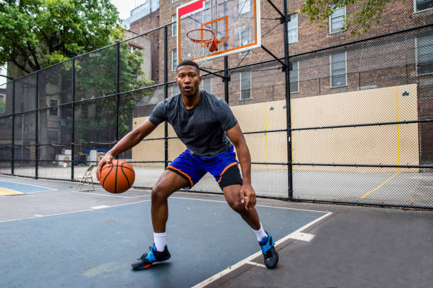 istock Basketball player training outdoors 1381292772