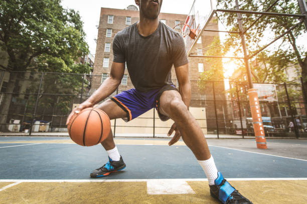 istock Basketball player training outdoors 1381293293