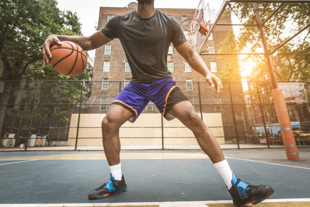istock Basketball player training outdoors 1381295729