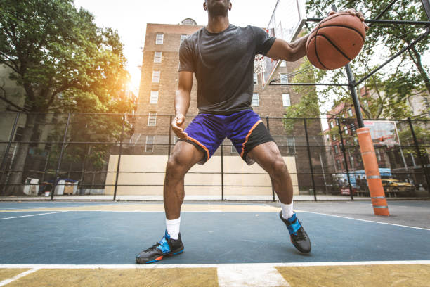 istock Basketball player training outdoors 1381298139