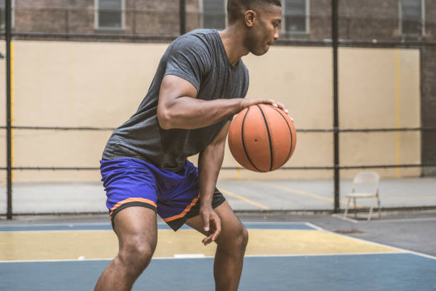 istock Basketball player training outdoors 1381302442