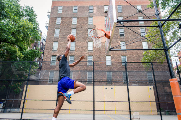 istock Basketball player training outdoors 1381306210