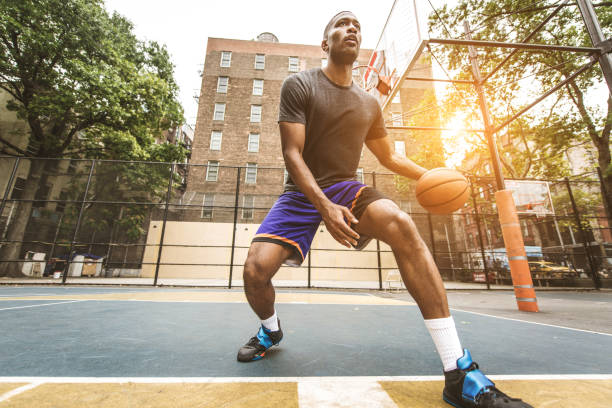 istock Basketball player training outdoors 1381306510