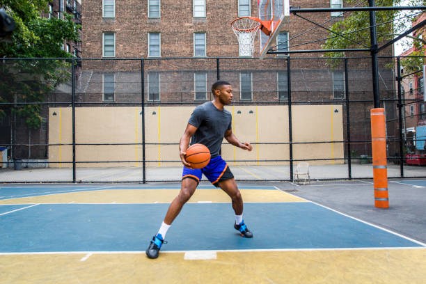 istock Basketball player training outdoors 1381306753