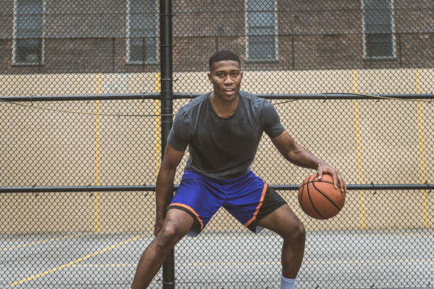 istock Basketball player training outdoors 1381307307