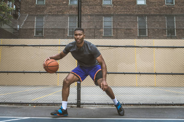 istock Basketball player training outdoors 1381311075