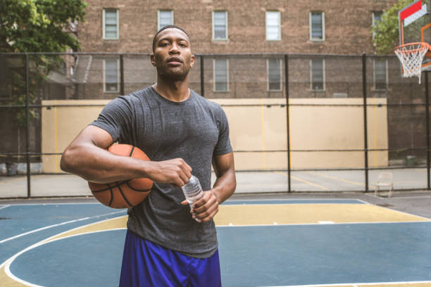 istock Basketball player training outdoors 1381311286