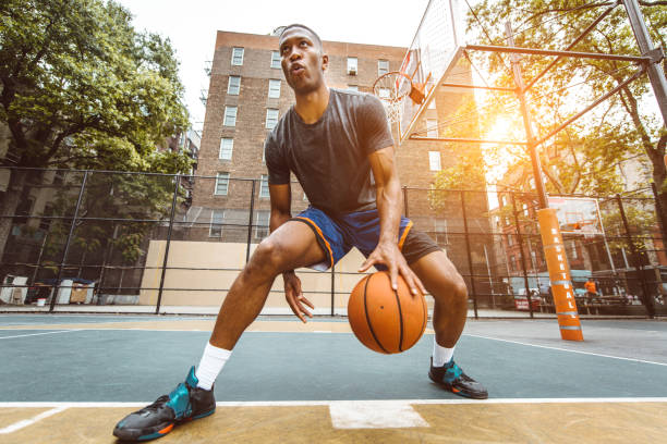 istock Basketball player training outdoors 1381311580