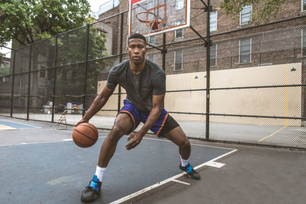 istock Basketball player training outdoors 1381320063