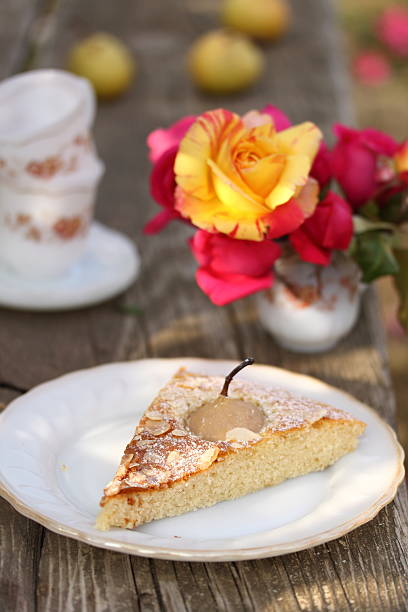 istock Slice of pear cake 138132569