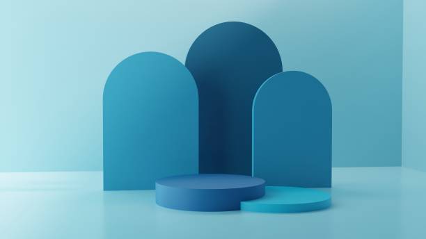 istock 3D pastel geometric podium background 1381334971