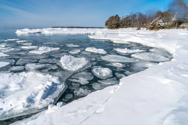 istock Georgian bay in winter,Tiny, Canada 1381339387