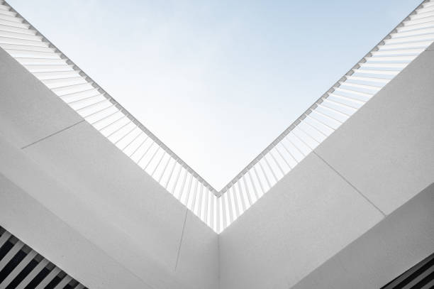 istock The white balustrade of a building 1381341766