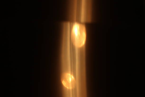 Modern Abstract Background, Black and Golden Colored Reflection