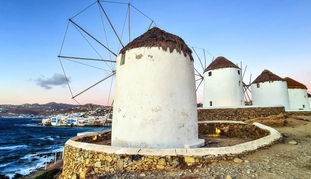 istock Windmills, Mykonos Island, Cyclades Islands, Greece 1381363797