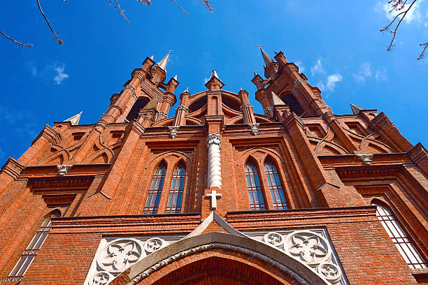 istock Roman-Catholic church in Samara, Russia 138136543