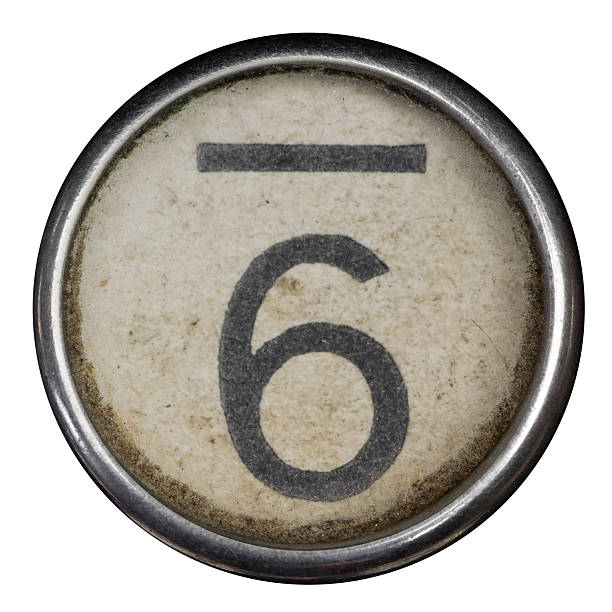 istock The 6 key from an antique typewriter 138139656