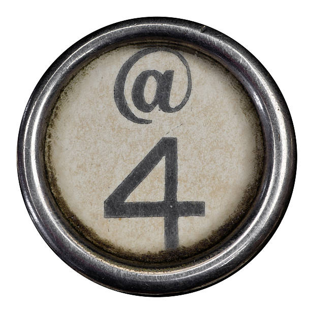 istock The 4 key from an antique typewriter 138139704