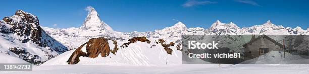 Matterhorn Peak Panoramalandschaft Stockfoto und mehr Bilder von Alpen - Alpen, Berg, Berggipfel