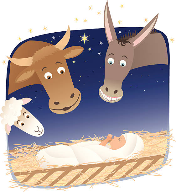 Nativity vector art illustration
