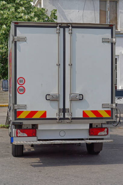 istock Delivery truck doors 1381431586