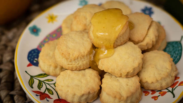 istock Chocolate chips and orange cookies 1381433785
