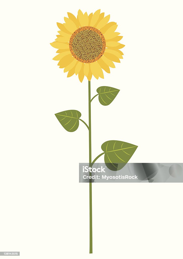 Tournesol - clipart vectoriel de Agriculture libre de droits