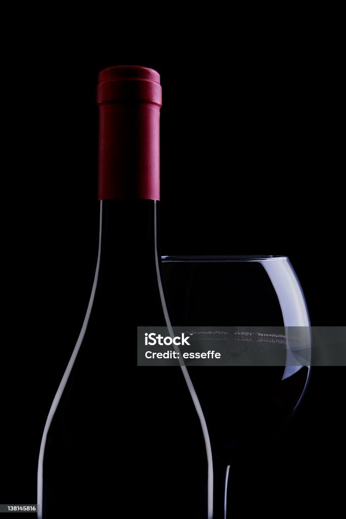 Copa de vino - Foto de stock de Fondo negro libre de derechos