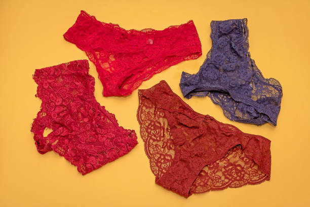 Lace female underwear knickers stock photo