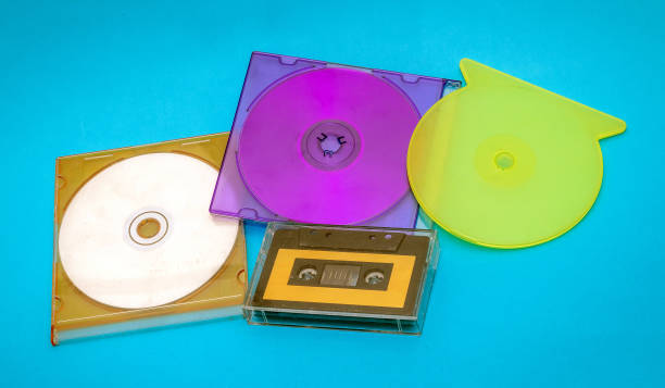istock Retro hipster music records 1381462232