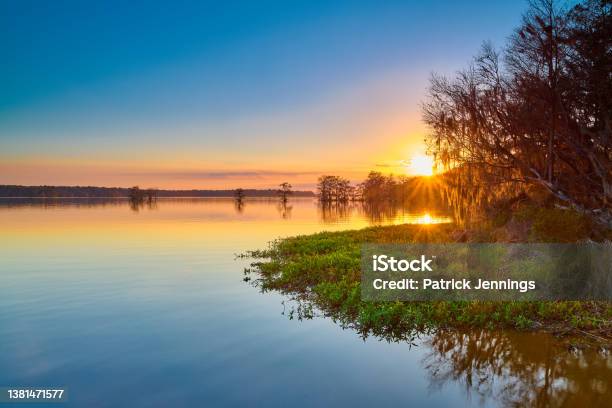 Sunset At Lake Talquin State Park Near Tallahassee Fl Stock Photo - Download Image Now