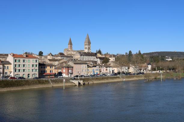 istock Tournus - Vue le long de la Saone 1381482696