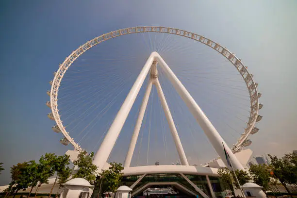 Ain (Eye) DUBAI - One of the largest Ferris Wheels in the World, located on Bluewaters island. Top tourist attractions in the United Arab Emirates