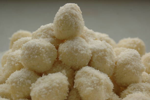 istock Homemade Raw Coconut Candies Stacked 1381528418