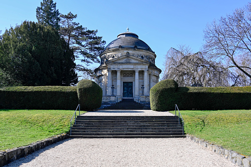 Carstanjen mausoleum on the Rhine promenade in Bonn Plittersdorf