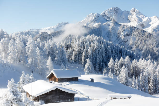 Winter wonderland in the Austrian Alps